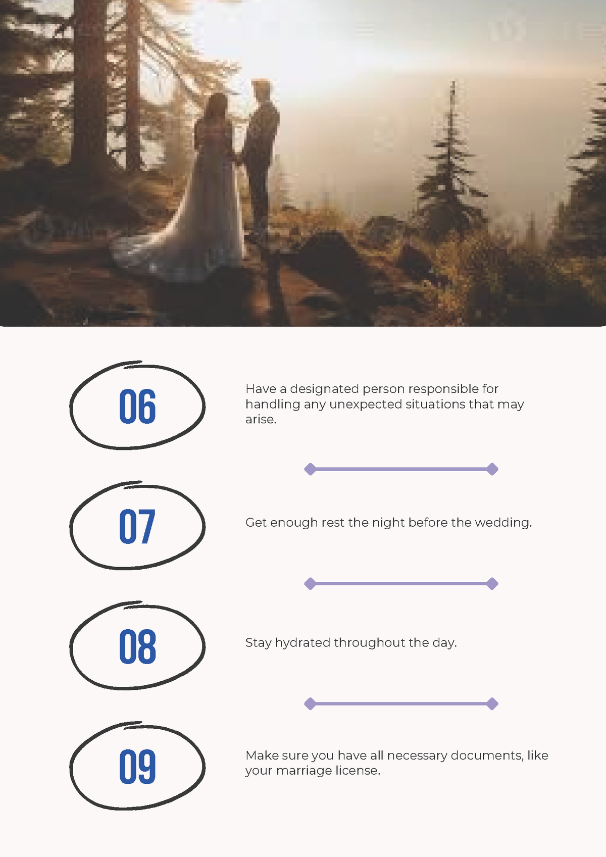 50 Essential Tips for a Stress-Free Wedding Day