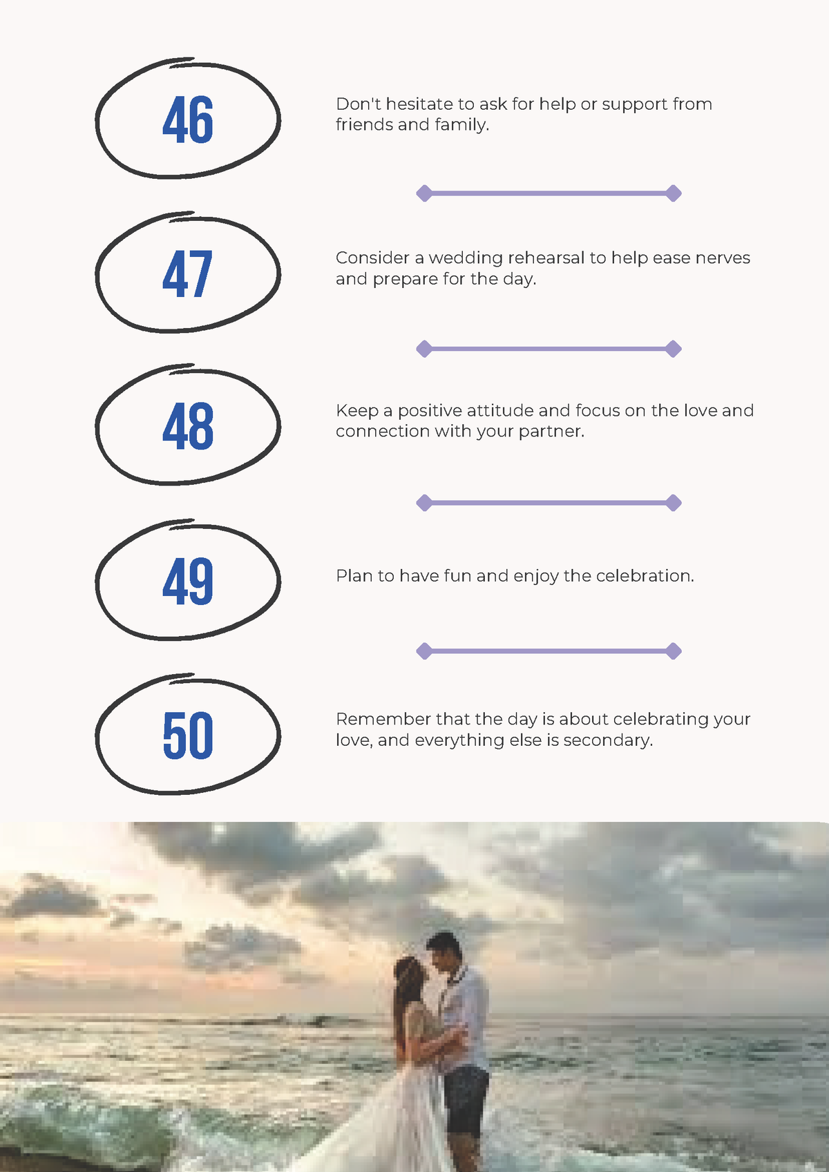 50 Essential Tips for a Stress-Free Wedding Day