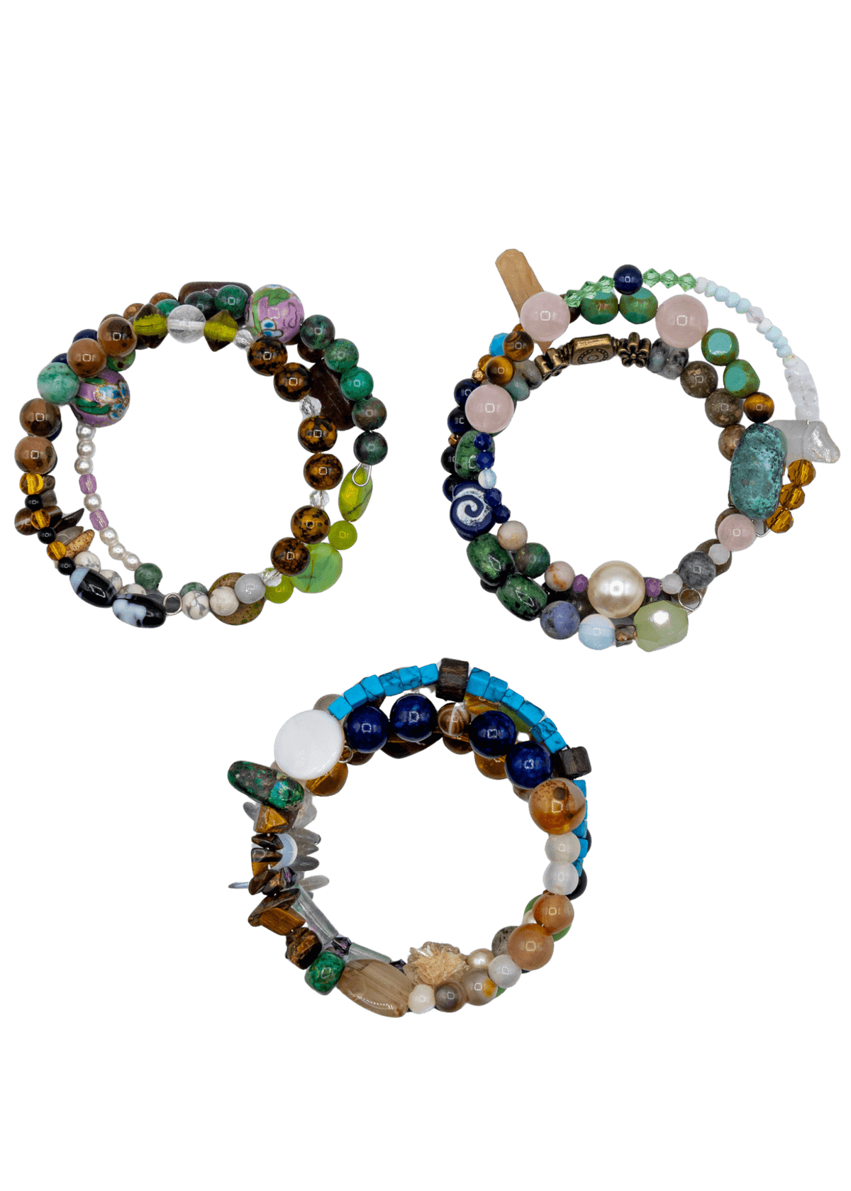 Handmade Beaded Wrap Bracelets