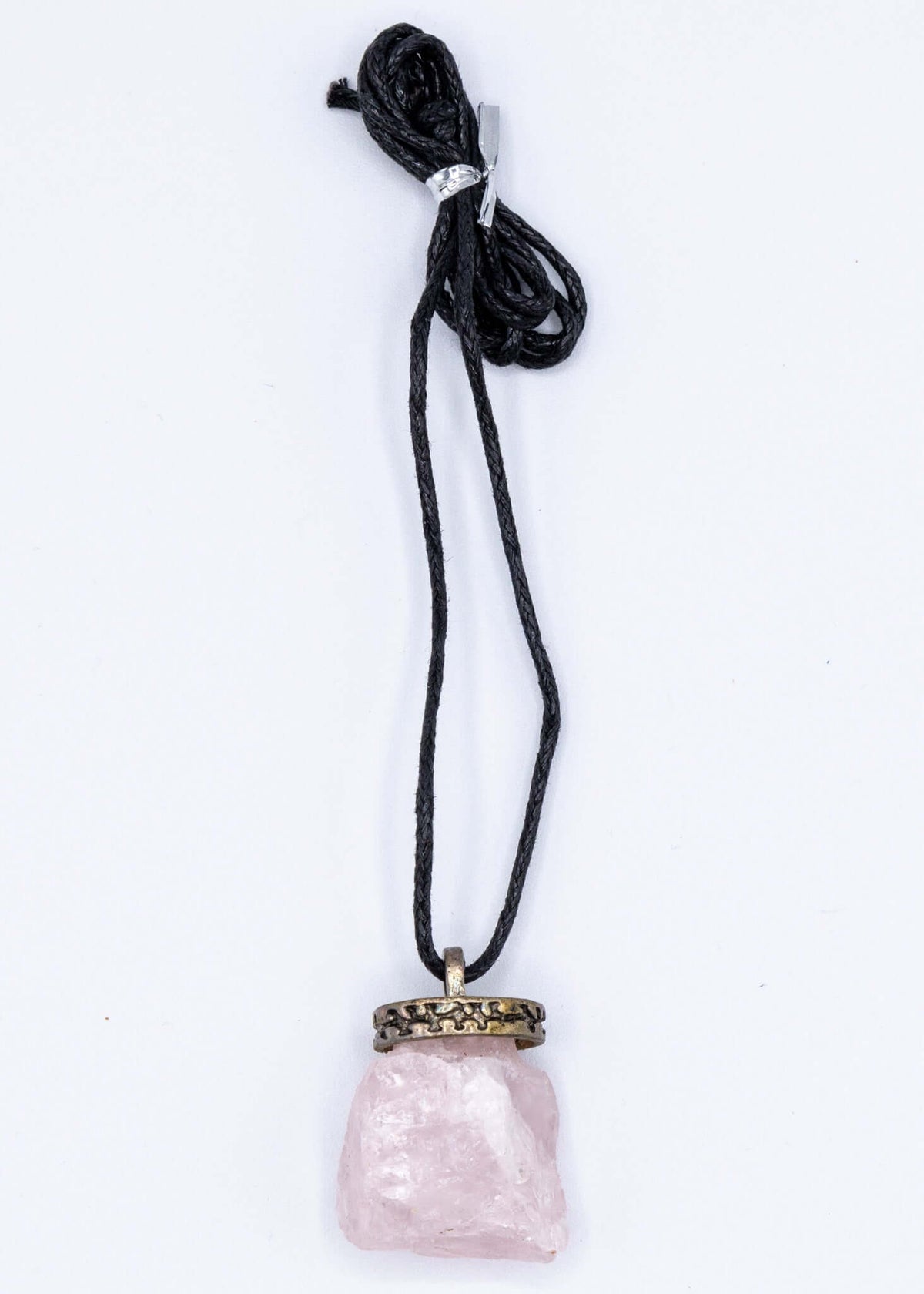 Rose Quartz Crystal Necklace