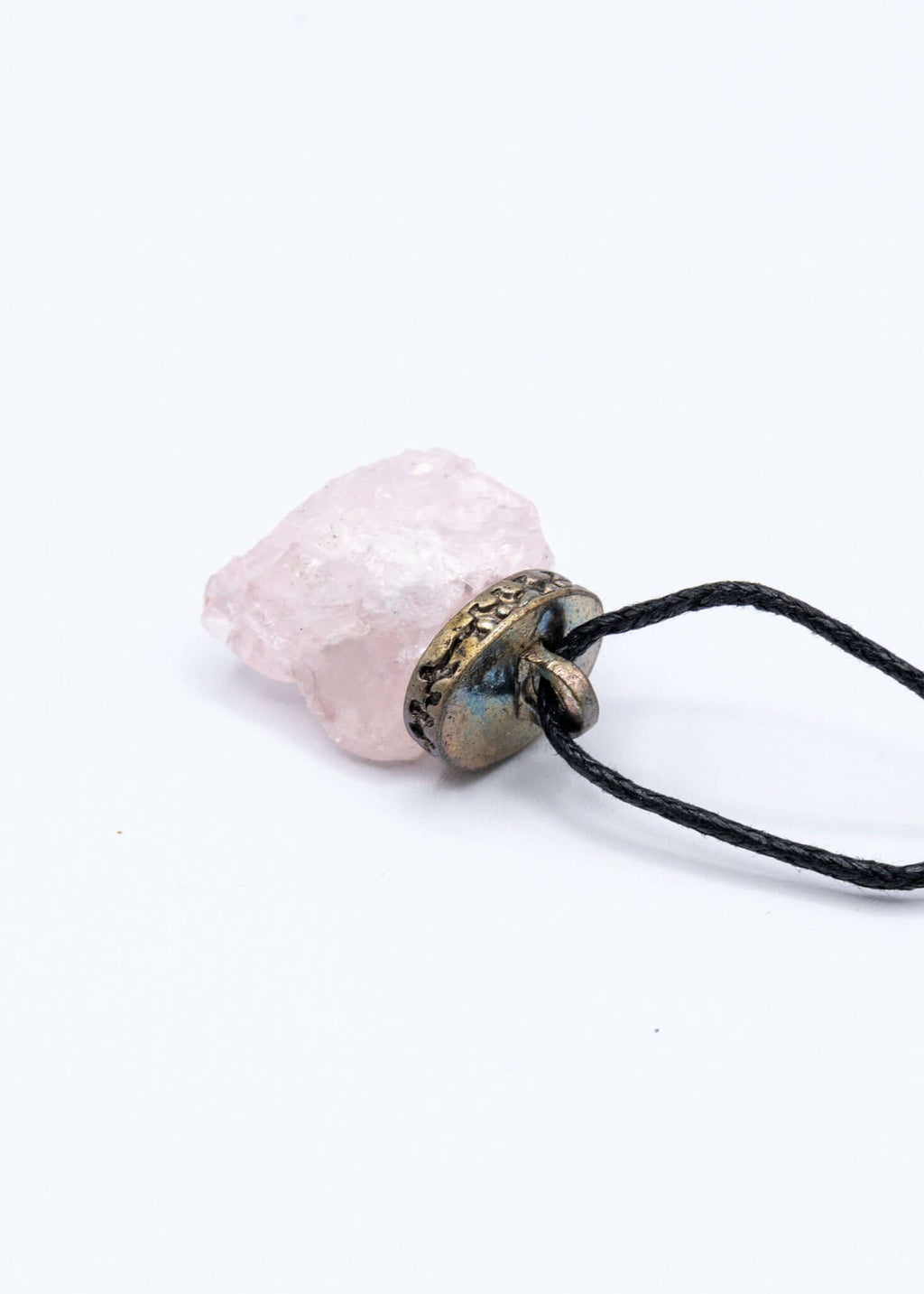 Rose Quartz Crystal Necklace